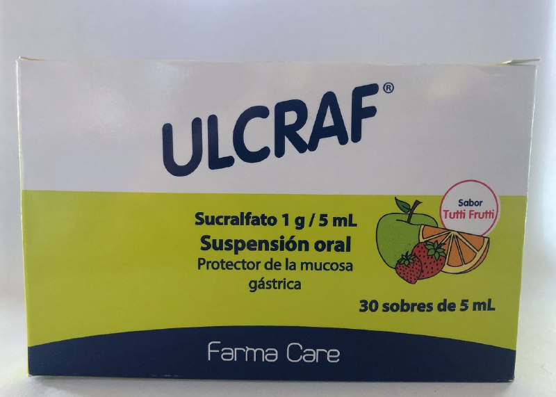 ULCRAF SUSPENSIÓN ORAL x CAJA