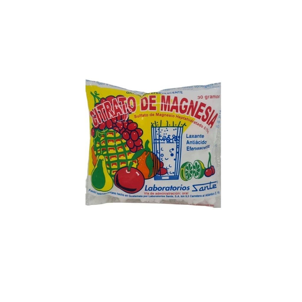 CITRATO MAGNESIA BOLSA - CAJA 16 UNDS