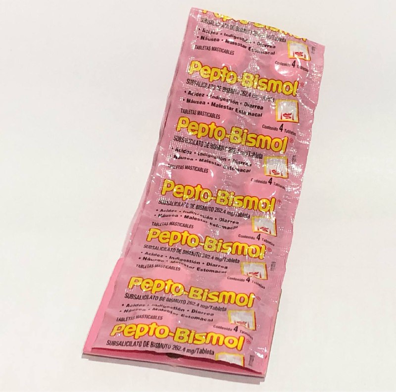 PEPTO-BISMOL BLISTER 4 TAB (MASTICABLES)