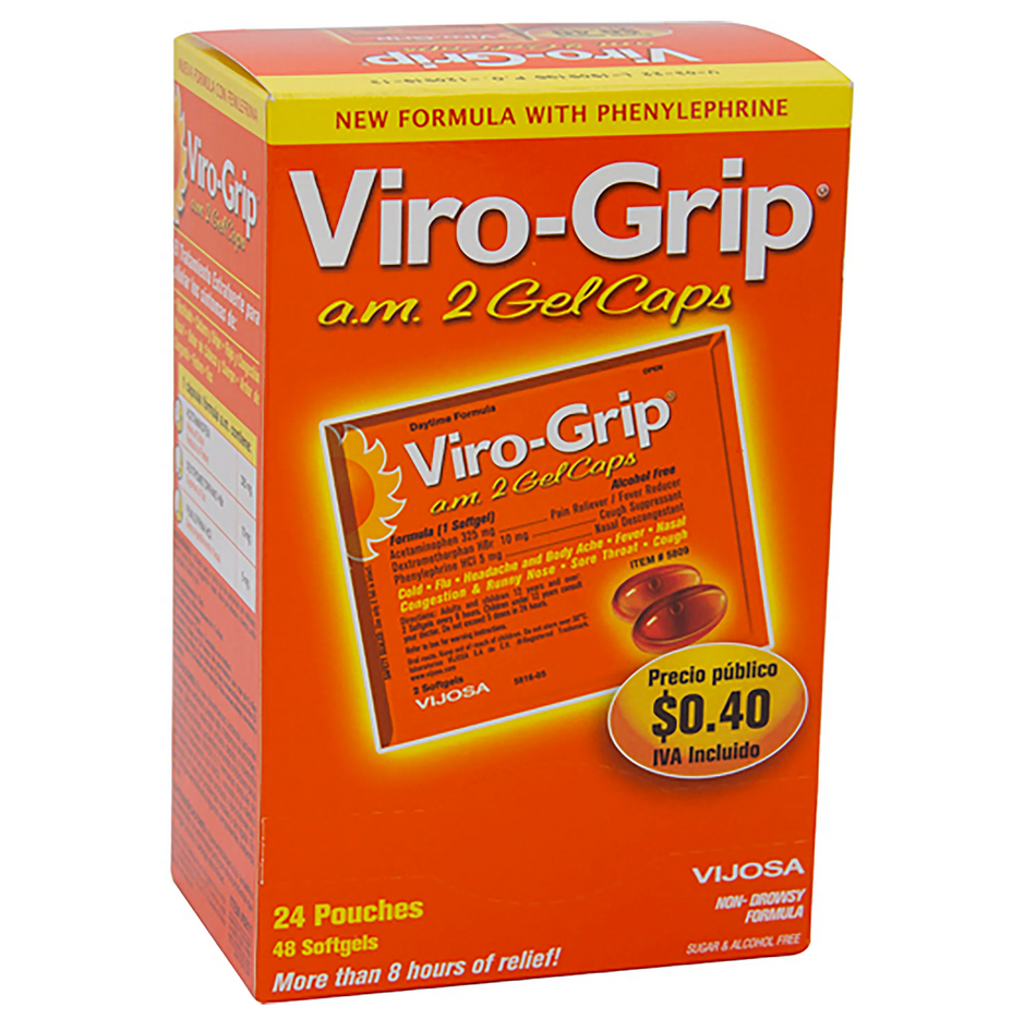 VIRO GRIP AM DÍA CAPSULA - CAJA 24 SOBRES (VIJOSA)