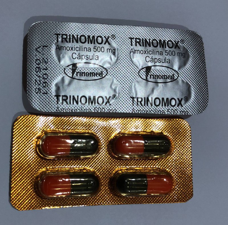 AMOXICILINA TRINOMOX 500MG - BLISTER 4 TAB