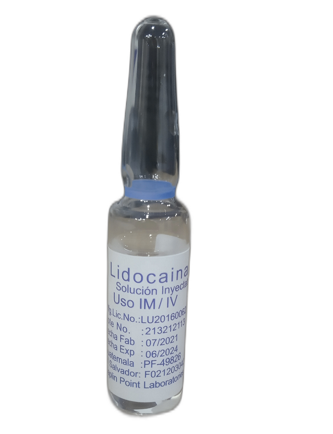 LIDOCAINA INY - 3ML BANDEJA X 10 (CAPLIN)