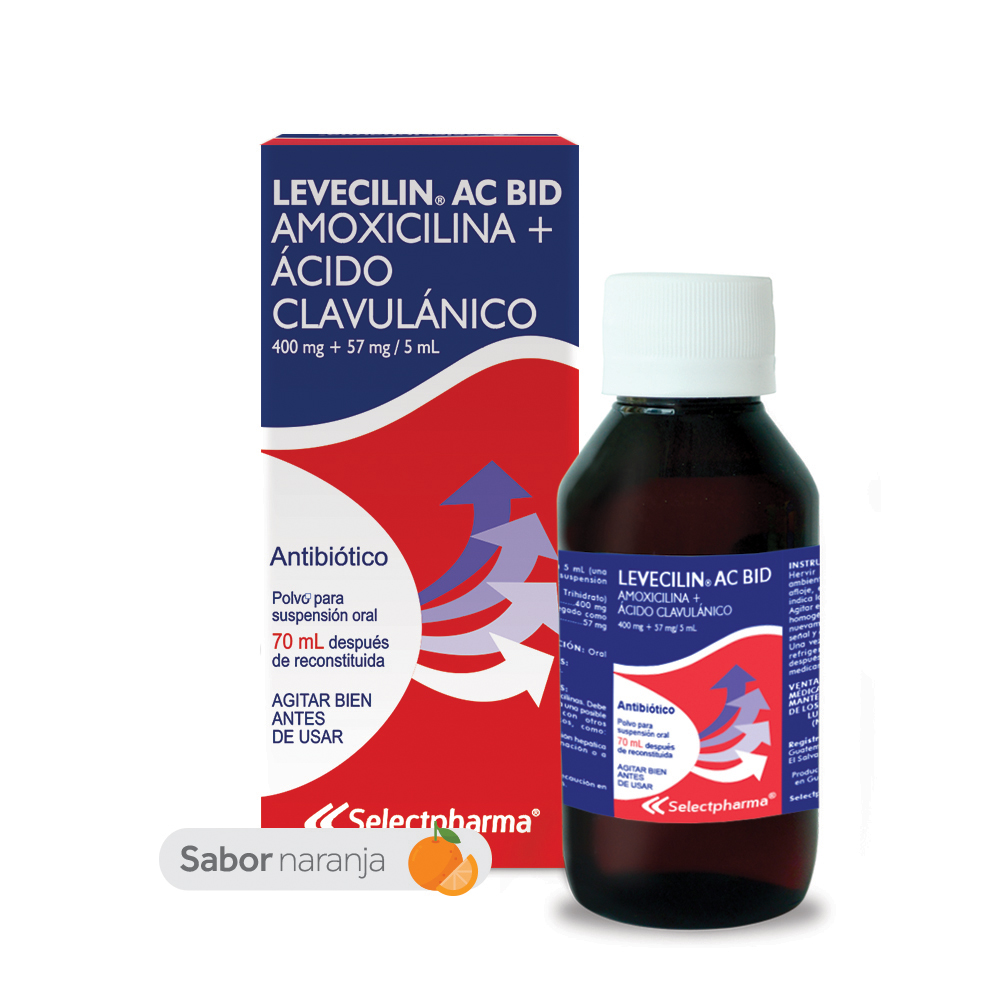 LEVECILIN AC BID 400MG+ 57 - 70ML (SELECT)