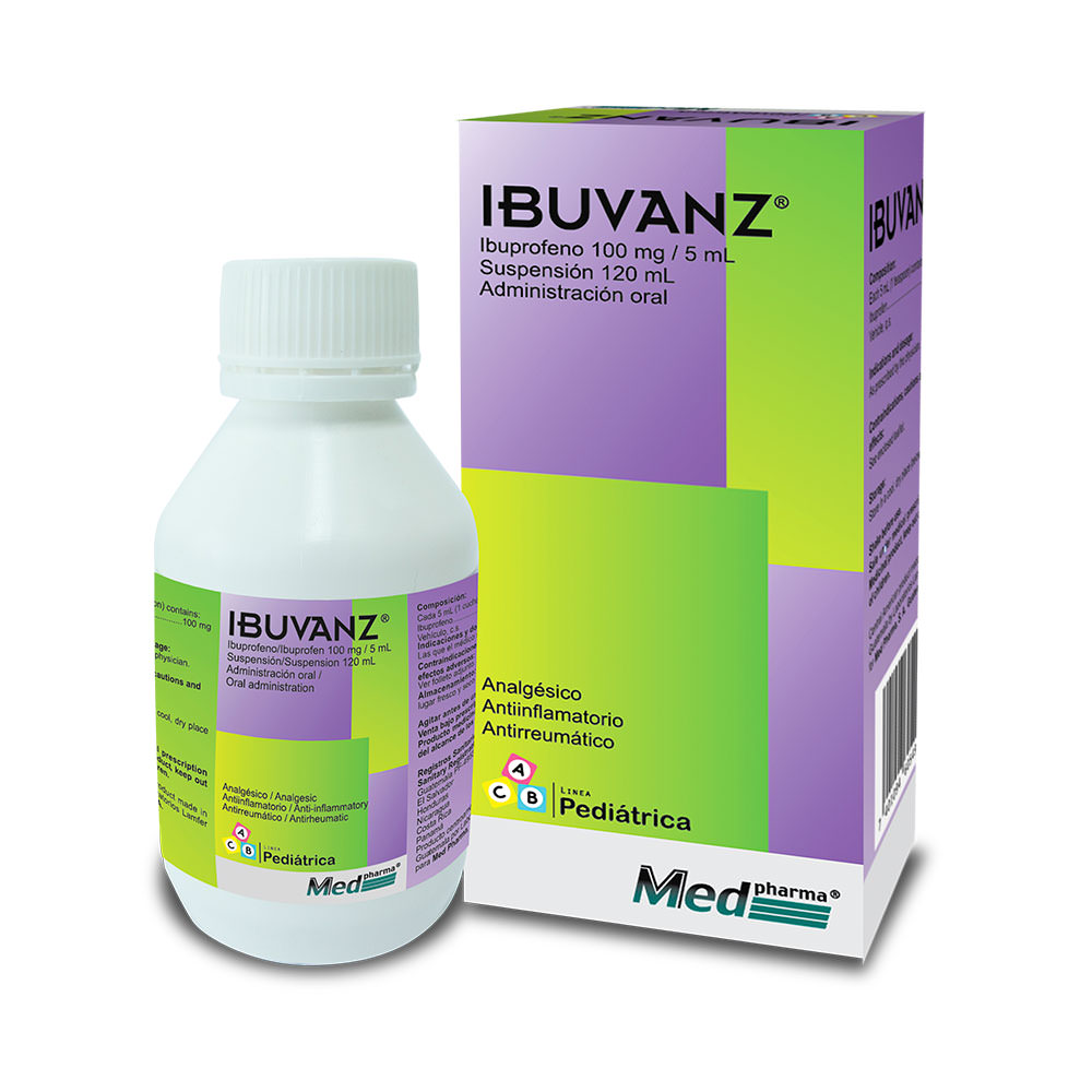 IBUPROFENO - JARABE FRASCO DE 120 ML (HIPERFARMA)