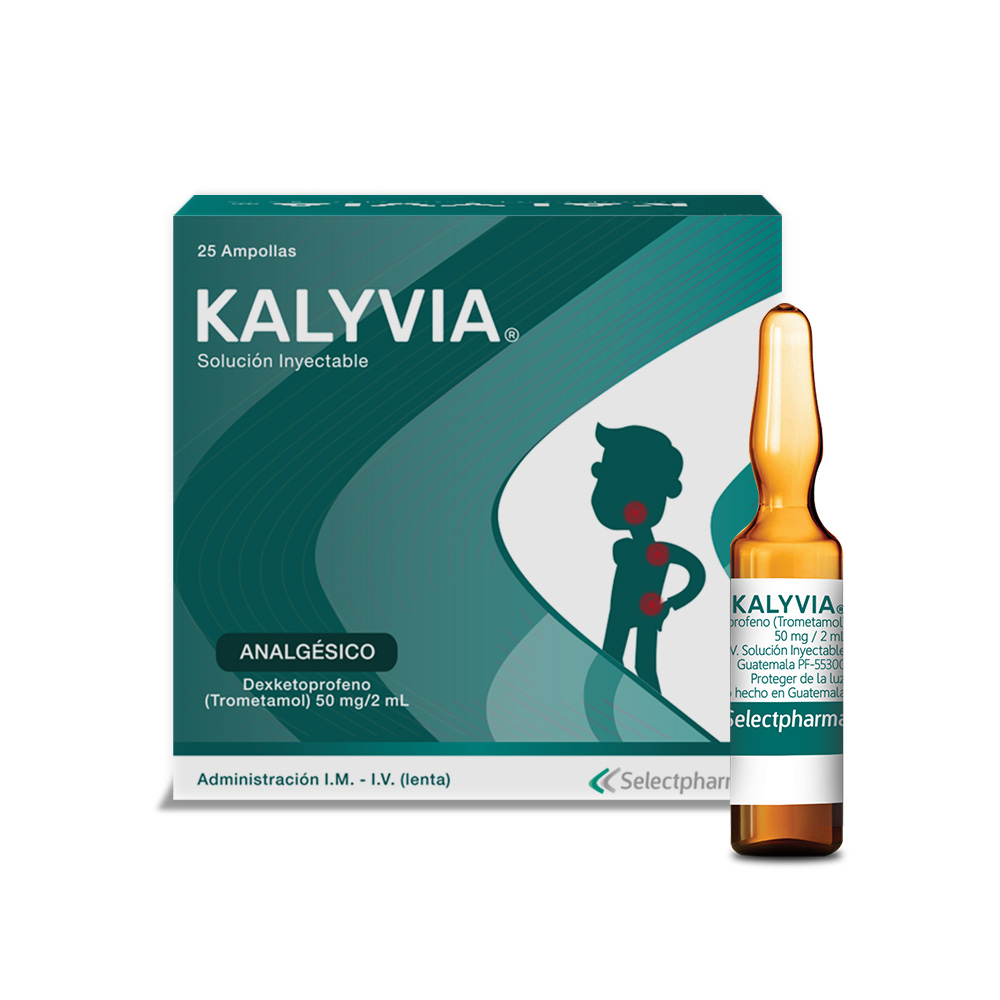 KALYVIA 50MG AMPOLLA INYE  -  CAJA X 25 UNIDA