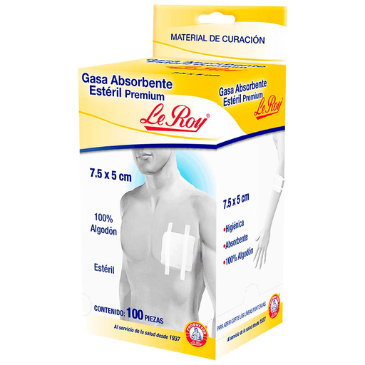 GASA SIMPLE LE ROY 7.5X5CM - 100 UNID