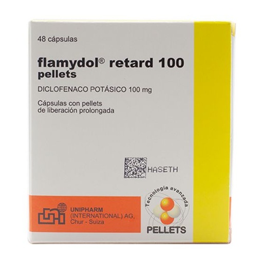 FLAMYDOL RETARD 100MG - 4UNID