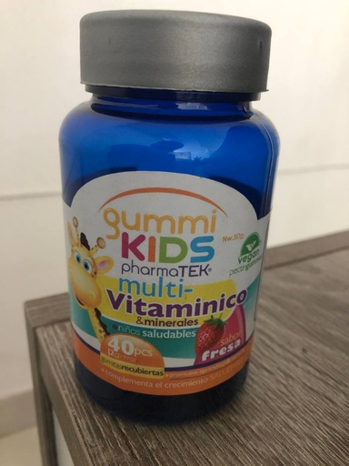 MULTIVIT Y MINERALES GUMMIES KIDS X 40 GOMITAS