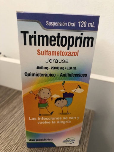 TRIMETOPRIM + SULFAMETOXAZOL NIÑO 120 ML
