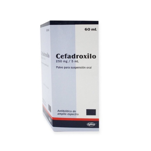 CEFADROXILO 250 MG POLVO PARA SUSPENSION 60 ML