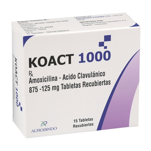 KOACT 1000 MG X 15 TABLETAS