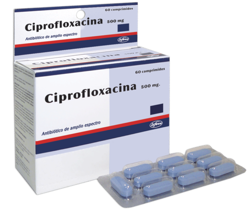 CIPROFLOXACINA 500 MG X 10 TABLETAS
