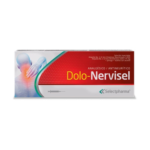 DOLO NERVISEL INYECTADO X 2 AMP
