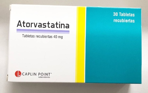 ATORVASTATINA 40 MG X 30 TAB