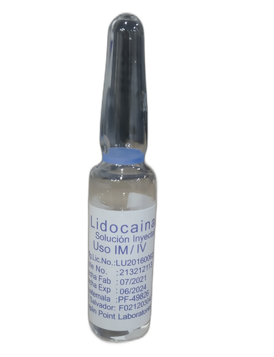 LIDOCAINA INY - UNIDAD 3ML (CAPLIN)