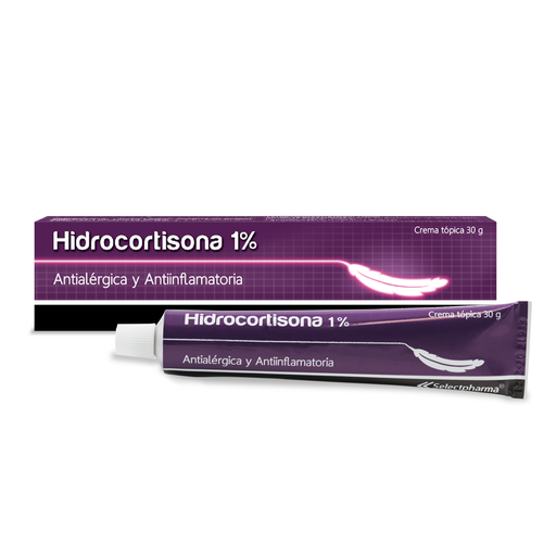 HIDROCORTISONA 1% CREMA TÓPICA TUBO 30GR - SELECTPHARMA